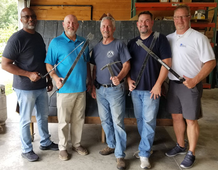 Slate Roof Training Center Installation and Repair Classes of August 25-26, 2022 for Erie Insurance Employees.