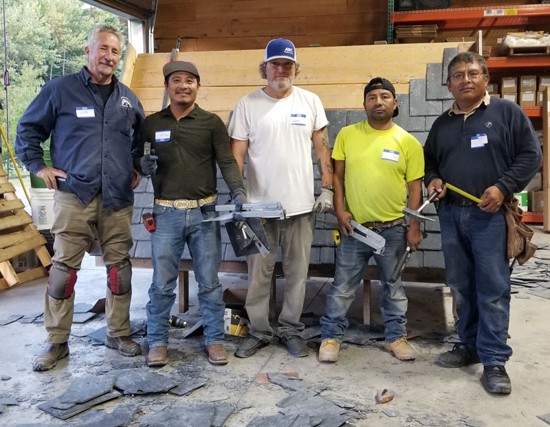 Slate Roof Installation Introductory Course for N. W. Martin employees, September 20, 2023 Slate Roof Installation Introductory Course for N. W. Martin employees, September 20, 2023