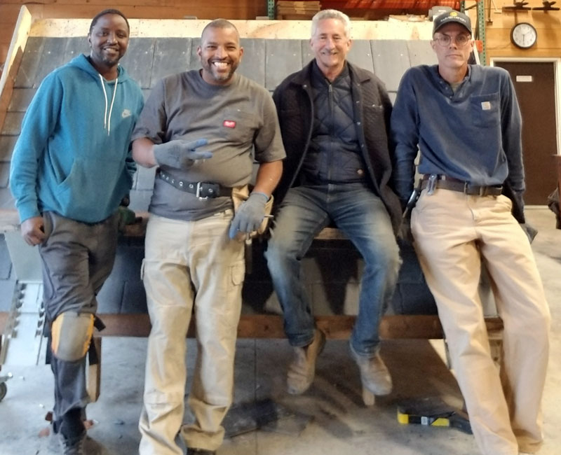 September 29, 2022 slate roof installation class graduates. September 29, 2022 slate roof installation class graduates.