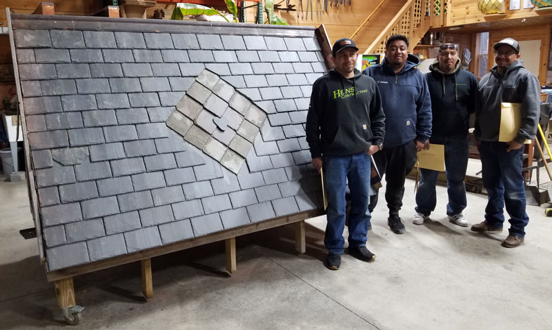 Heins Construction, Slate Roof Repair Course, March 31, 2023 Heins Construction, Slate Roof Repair Course, March 31, 2023
