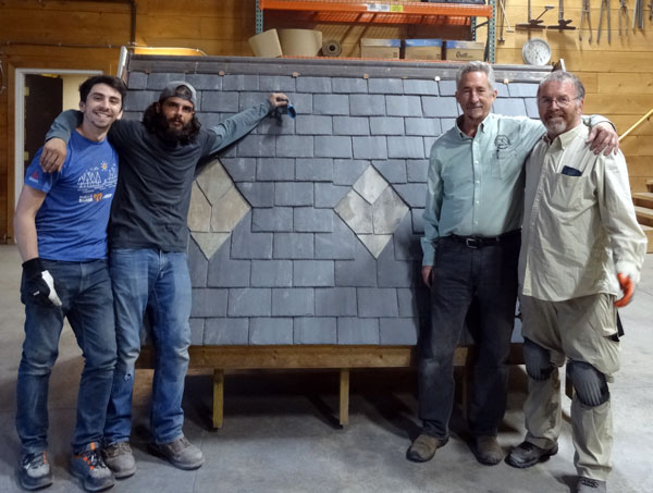Slate Roof Repair Course at The Slate Roof Training Center, October 9, 2020. Slate Roof Repair Course at The Slate Roof Training Center, October 9, 2020.