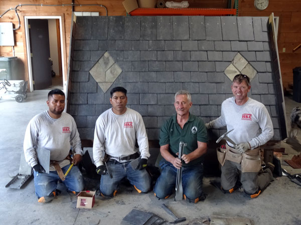 Slate Roof Installation Course at Joseph Jenkins Inc., September 16, 2021